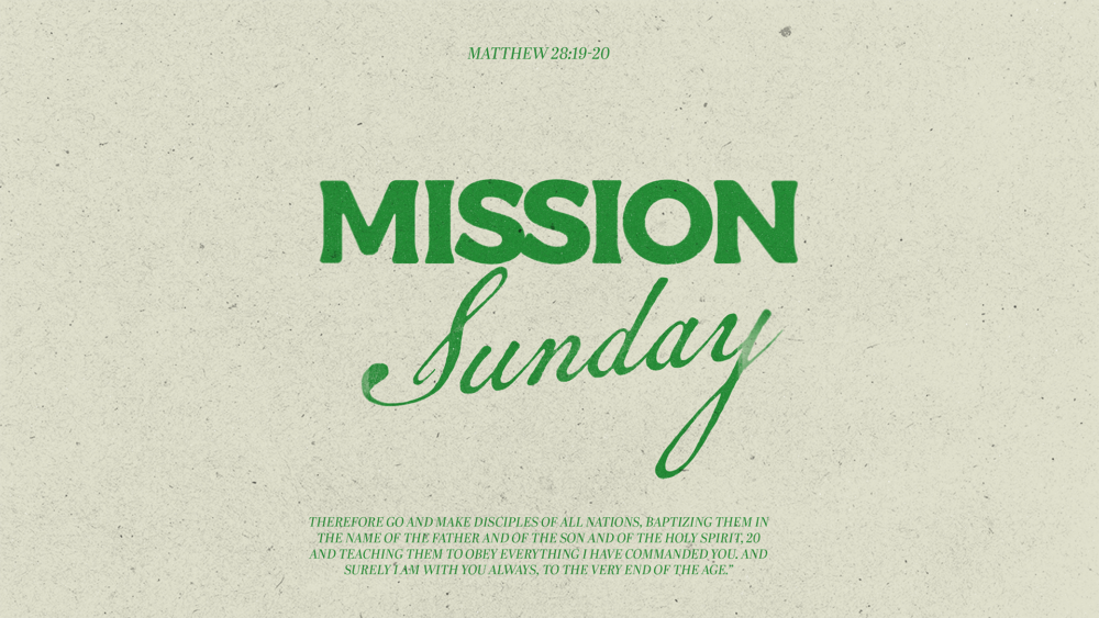 Missions Sunday